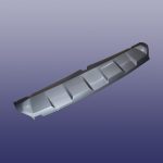 فلاپ زیر سپر عقب - ام وی ام X55