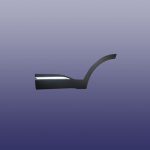 فلاپ روی درب عقب چپ - ام وی ام X55