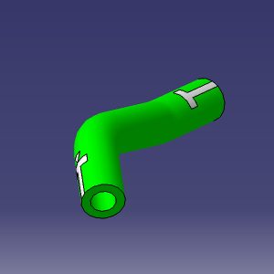 شیلنگ ورودی توربو - X55