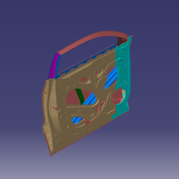 درب جلو چپ - ام وی ام X55