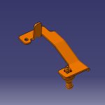 پایه کاور روی موتور شماره ۱ - تیگو ۷