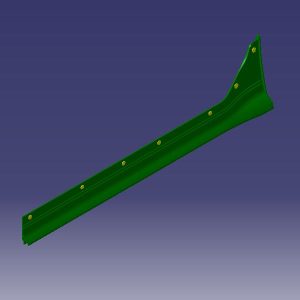 نوار پائینی درب عقب راست - تیگو ۷