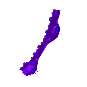 پایه راست سپر عقب - ام وی ام x22