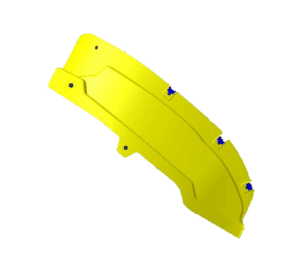 شل گیر چرخ عقب راست - ام وی ام X22