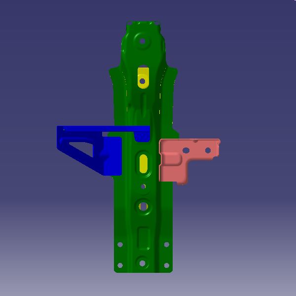 تقویت ستون جلو چپ - ام وی ام X22