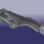 پایه نصب باربند جلو سمت چپ - ام وی ام X33S