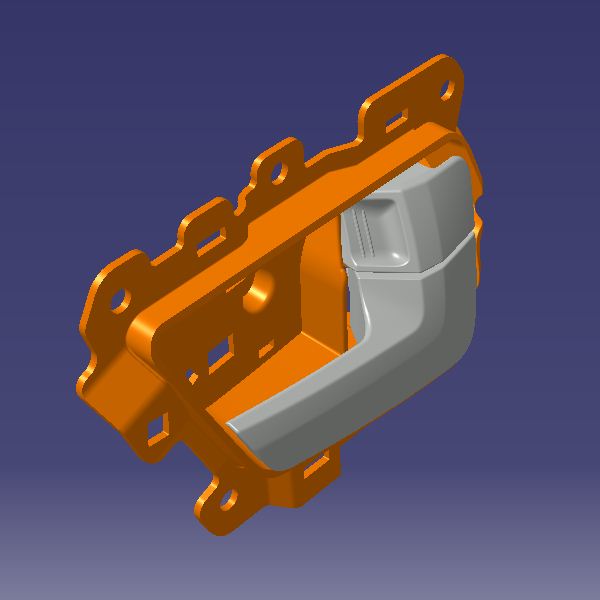 دستگیر درب بازکن داخلی درب عقب راست - ام وی ام X33 AT